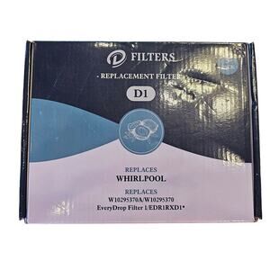 NEW Every drop whirlpool EDR1RXD1,W10295370A,Refrigerator Water Filter 3 pack